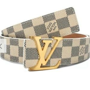White LV belt